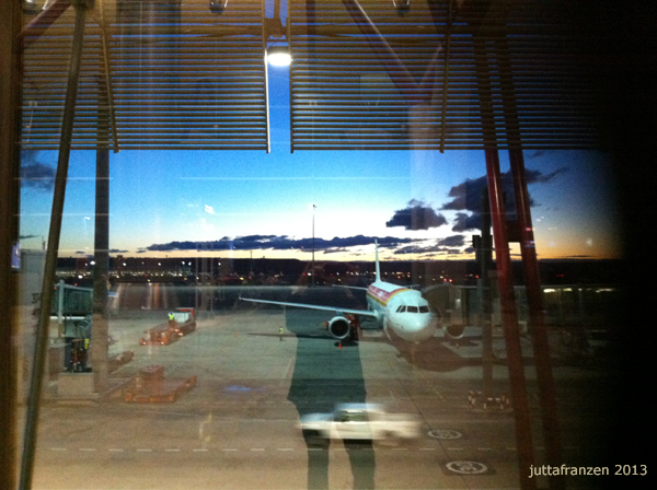 Zeit im Spiegel urbaner OrteMadrid Sunrise 2013