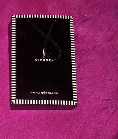 Schwarze Papiertüte, Sephora